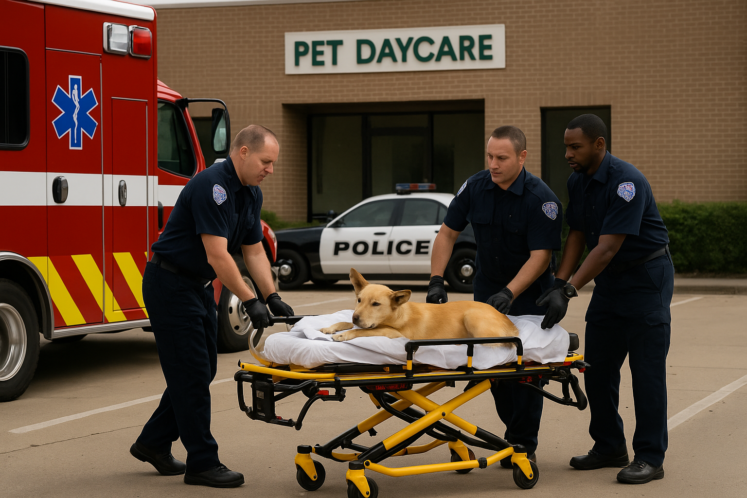 Surviving pets showing signs of emotional trauma after the attack